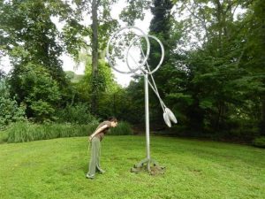 Silver Kinetic Sculpture