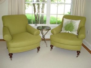 Pair of Celery Chairs