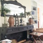 console-table-and-mirror-with-carved-palm-trees-decoration