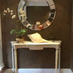 Console Table With White Marble Top