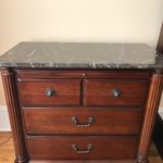 Pair Of Hooker Side Stands With Marble Top