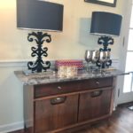 Deco Style Console Marble Top