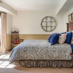 Queen Size Bed And Headboard And Carpet
