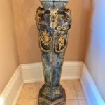 Pair Of Pedestals Marble And