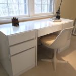 White Bedroom Set Desk And Chest And Side Table