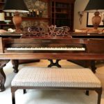 C.1850 Antique SQUARE Chickering Piano RESTORED And Maintained Plays Beautifully!