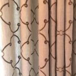 Linen Custom Drapery From Parc Monceau For 3 WINDOWS . Each Panel Appox 6 Ft And Approx 89H