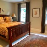 Stickley Style Bedroom Queen With Chest And Mirrors And Side Tables