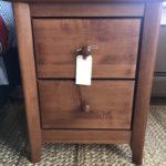 Cherry Bedroom Side Table And Matching Tall Chest Made In Canada