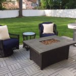 Gas Fire Pit And Pair Of Chairs PATIOCOM