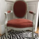 Pair Of French Velvet Chairs