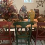Country Table And Set Of 6 Chairs