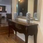 French Antique Console And Mirror