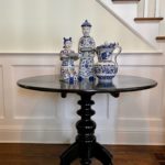 Ebony Entry Table And Asian Style Accessories Table